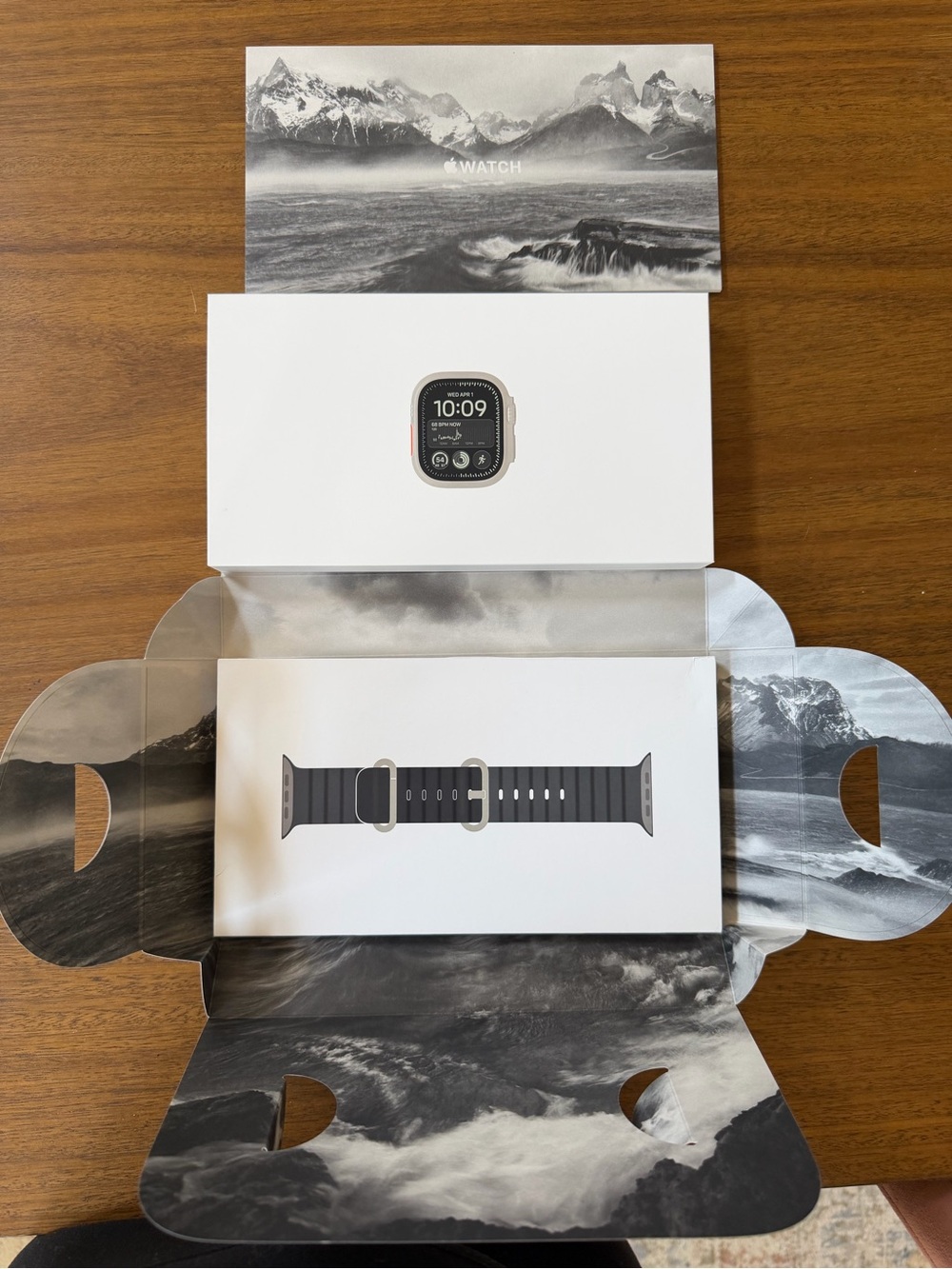 Apple Ultra Watch 4 Titanium + 49MM Black Natural Titanium Band